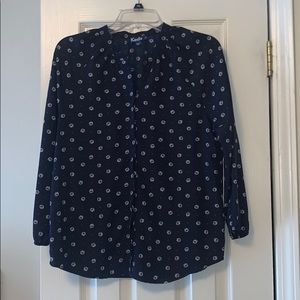 Keds Lightweight Button-Up Blouse